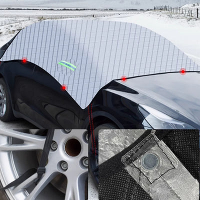 TAPTES® Dual-Use Snow Shield & Sunshade for Tesla Model 3 /Y, 2024 Tesla Model 3 Highland