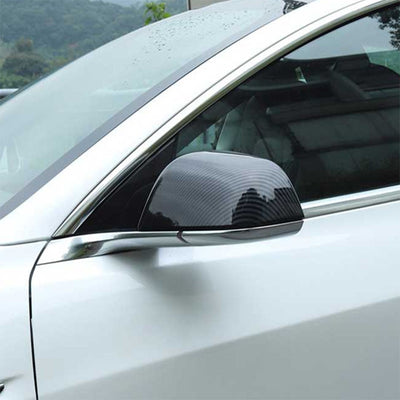 TAPTES Carbon Fiber Side Mirror Decorate Covers for Model Y 2020-2023 2024