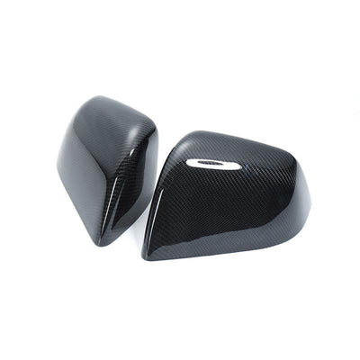 TAPTES Carbon Fiber Side Mirror Decorate Covers for Model Y 2020-2023 2024