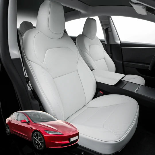 TAPTES® Custom Leather Seat Covers for 2025 Tesla Model Y Juniper,Seat Covers for Tesla Model Y Juniper Front Seats.