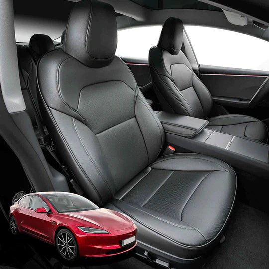 TAPTES® Custom Leather Seat Covers for 2025 Tesla Model Y Juniper,Seat Covers for Tesla Model Y Juniper Front Seats.