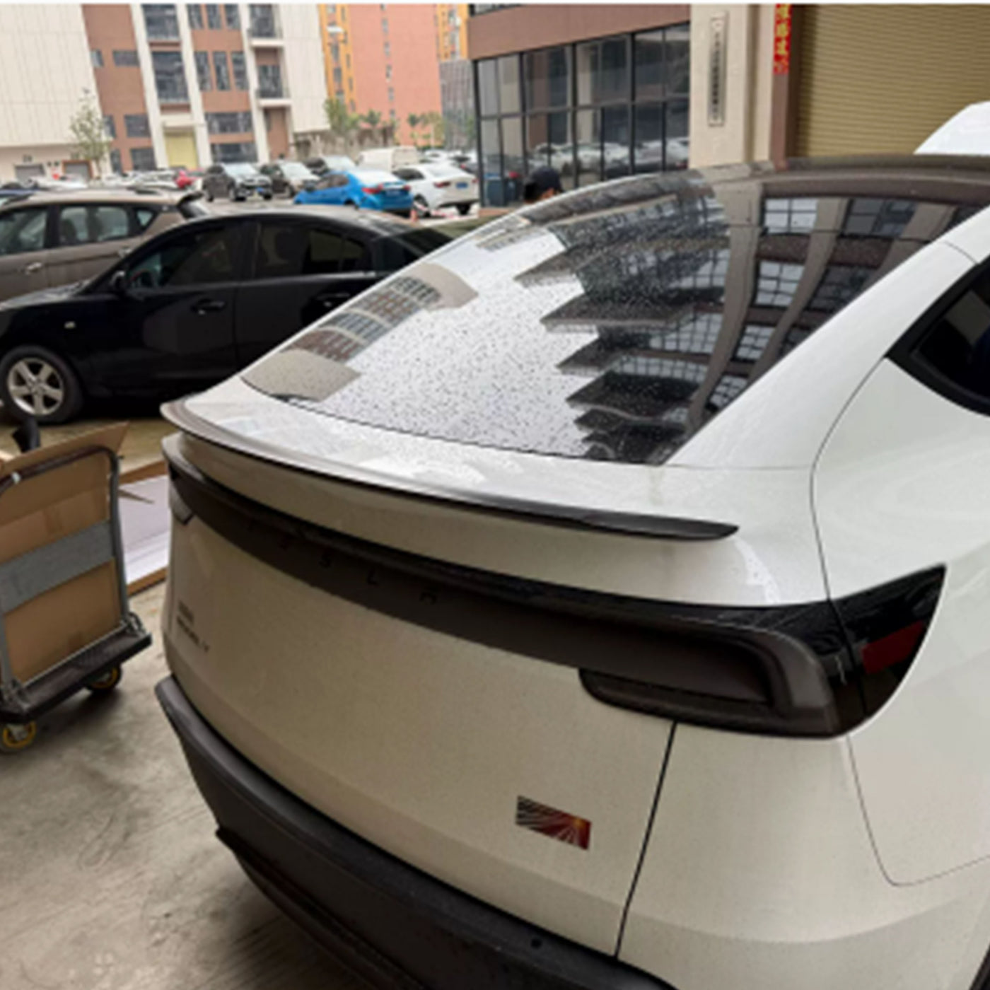 TAPTES® Rear Trunk Spoiler, Performance Carbon Fiber Spoiler for 2025 Tesla Model Y Juniper